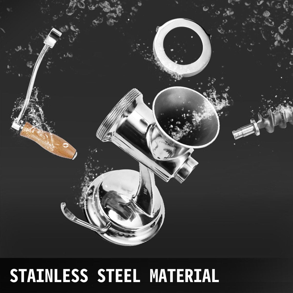 Manual Wheatgrass Juicer with Suction Cup Base & Desktop Clamp Wheat Grass Grinder Long Screw Shaft Wheatgrass Juicer Stainless Steel for Juicing Wheatgrass Gingers Apples Grapes