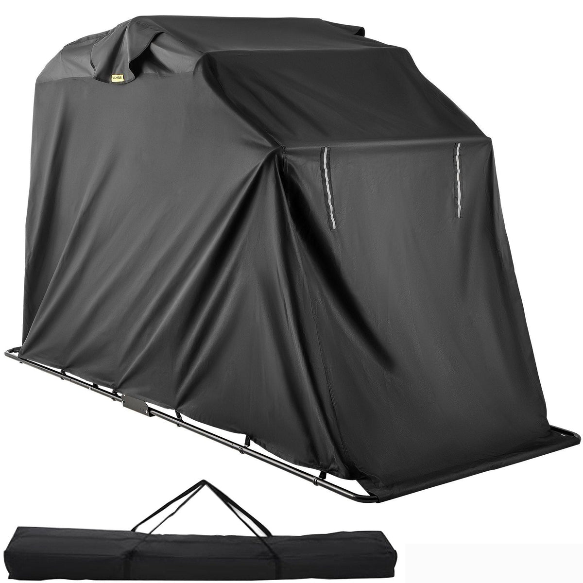 Motorcycle Shelter Shed Strong Frame Motorbike Garage Waterproof 106.3"x 41.3"x 61" Motorbike Cover Tent Scooter Shelter 120055 Hoods for Vehicles