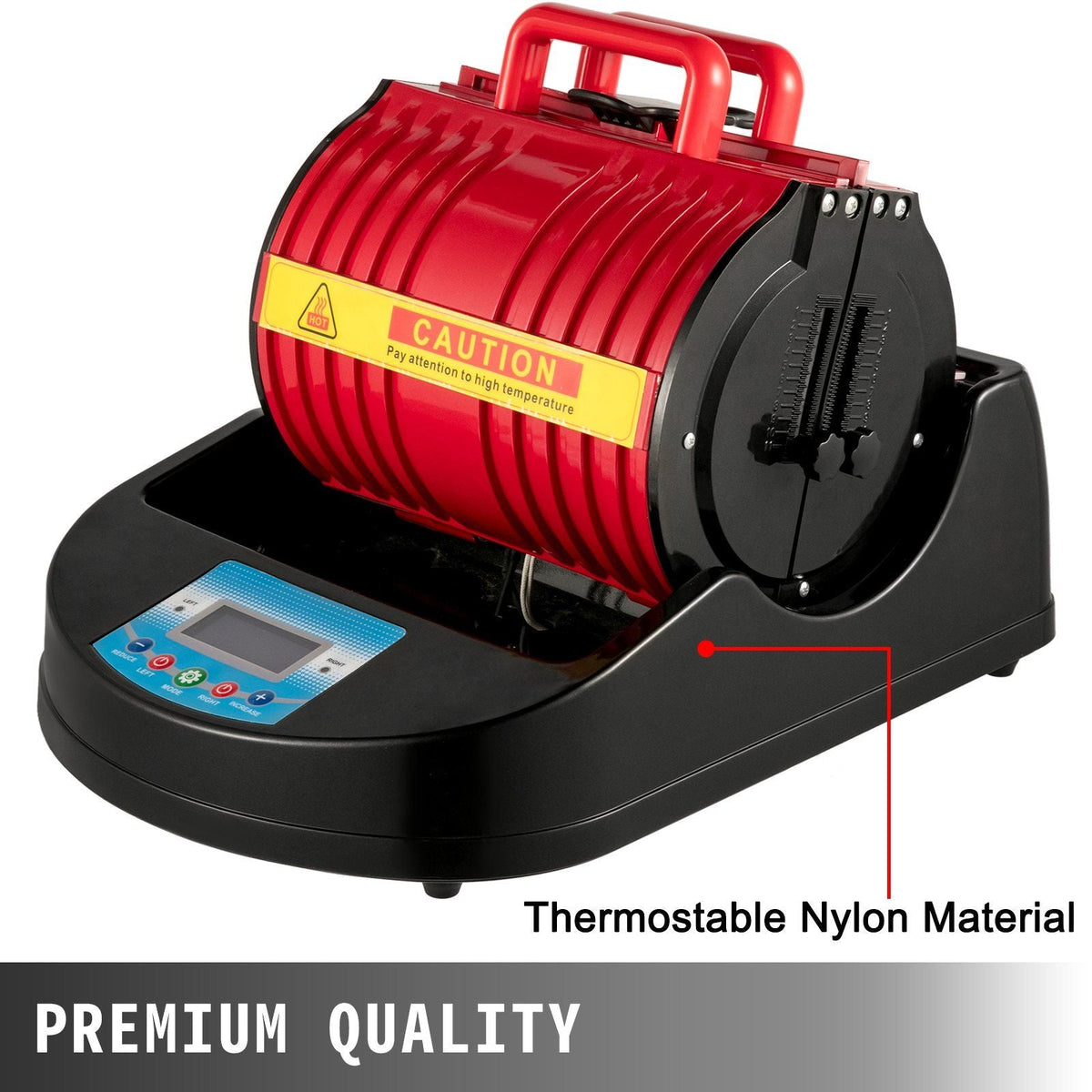 Mug Heat Press 1300W Mug Press Red Heat Press Bottle Multifunctional Cup Mug Sublimation Heat Press Machine Mug Press for Transferring Pictures with 11oz, 280mmm Mugs Heating Accessories
