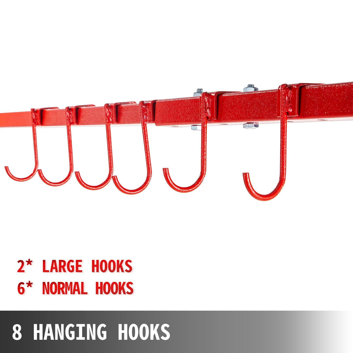 Painting Rack 5ft-7ft Adjustable Height, Automotive Paint Stand 8 Hooks, Auto Body Stand for Hoods Doors, Painting Drying Rack w/ 4 Swiveling Wheels, Paint Rack Stand, Automotive Tool, Red