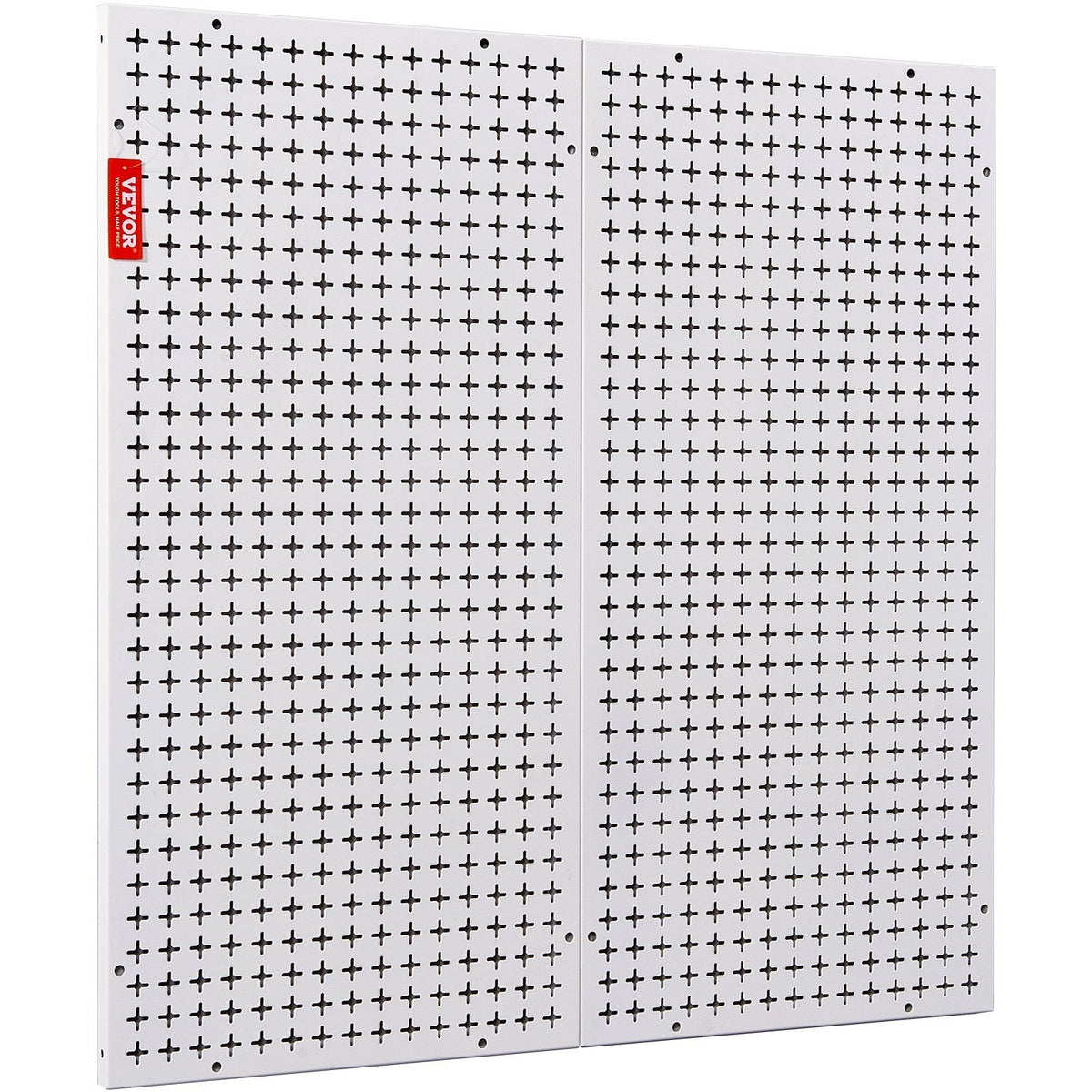 Pegboard Wall Organizer 32" x 32", 330LBS Loading Garage Metal Pegboard Organizer, 2-Pack Wall Mount Tool Storage Peg Boards with Customized Grooves Fit 1/4" and 1/8" Hooks for Warehouse Garage