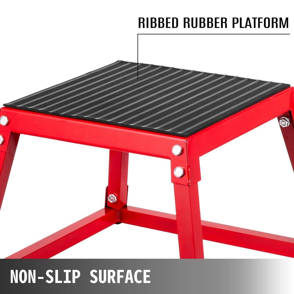 Plyometric Platform Box Fitness Exercise Jump Box Step Plyometric Box Jump for Exercise Fit Training (12/18/24/Red) (18 inch)