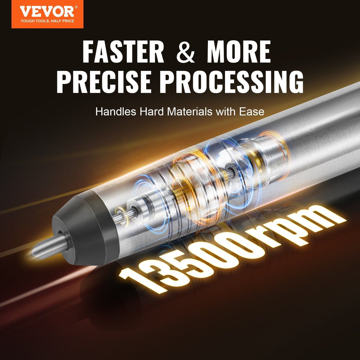 Pneumatic Engraving Pen Air Scribe 1/4" Micro Grinder Pencil Carving Tool