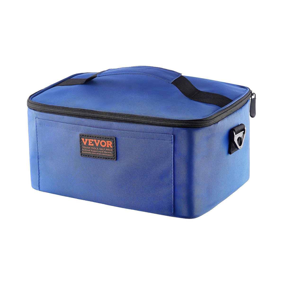 Portable Oven, 110V Home/Office Food Warmer, 80W (Max 100W) Portable Mini Personal Microwave, 2QT Electric Heated Lunch Box, Compatible with Glass, Ceramic, Foil Container (Blue)