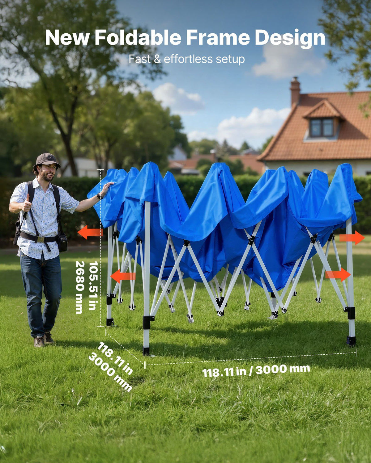 Portable Paint Booth Tent, 115.35 x 115.35 x 71.26 inch Portable Garage Spray Tent, Waterproof Spray Booth with Foldable Frame Design & 2 Mesh Side Windows for Auto Parts, Furniture, Motorcycle