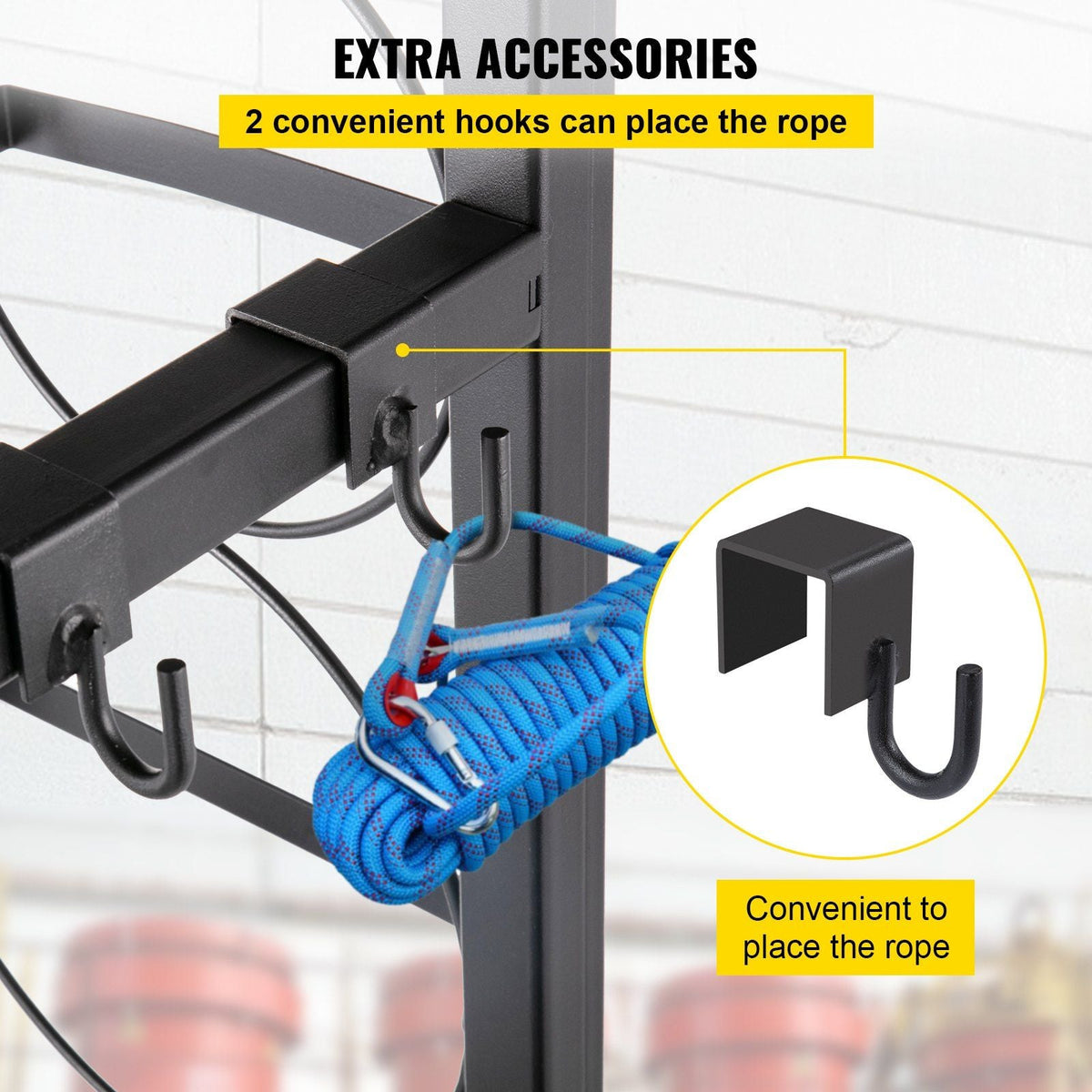 Refrigerant Tank Rack with 3-30lb and Other 3 Saving Space, Cylinder Tank Rack 1168mm, Refrigerant Cylinder Rack Gas Cylinder Racks and Holders, for Gas Oxygen Nitrogen Storage