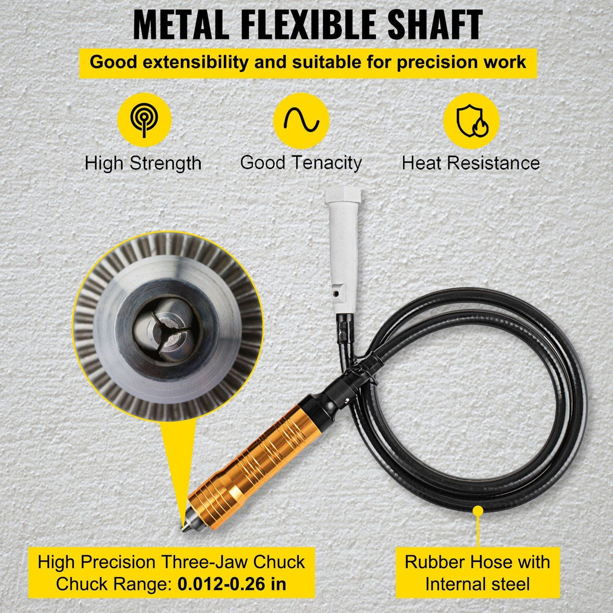 S-R Hanging Flex Shaft Grinder 230W Rotary Tool with Stepless Speed Foot Pedal Rotary Carver 0-180000rmp for Carving, Buffing,Drilling,Polishing (6mm flexshaft)