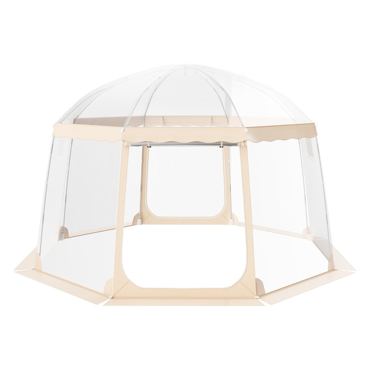 Sports Tent Instant Pop-Up Tent Shelter Weather Proof 8-10 People Clear