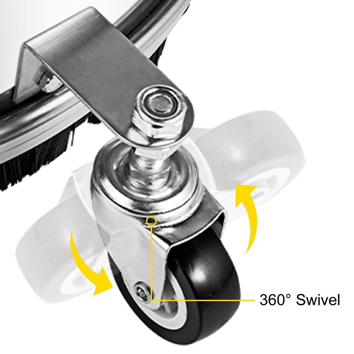 Surface Cleaner, 4000 psi Pressure Surface Cleaner, 18" Pressure Washer Surface Cleaner 1/4" QC Pressure Washing Surface Cleaner Stainless Steel Pressure Cleaner for Decks with Twin Rotary Arm