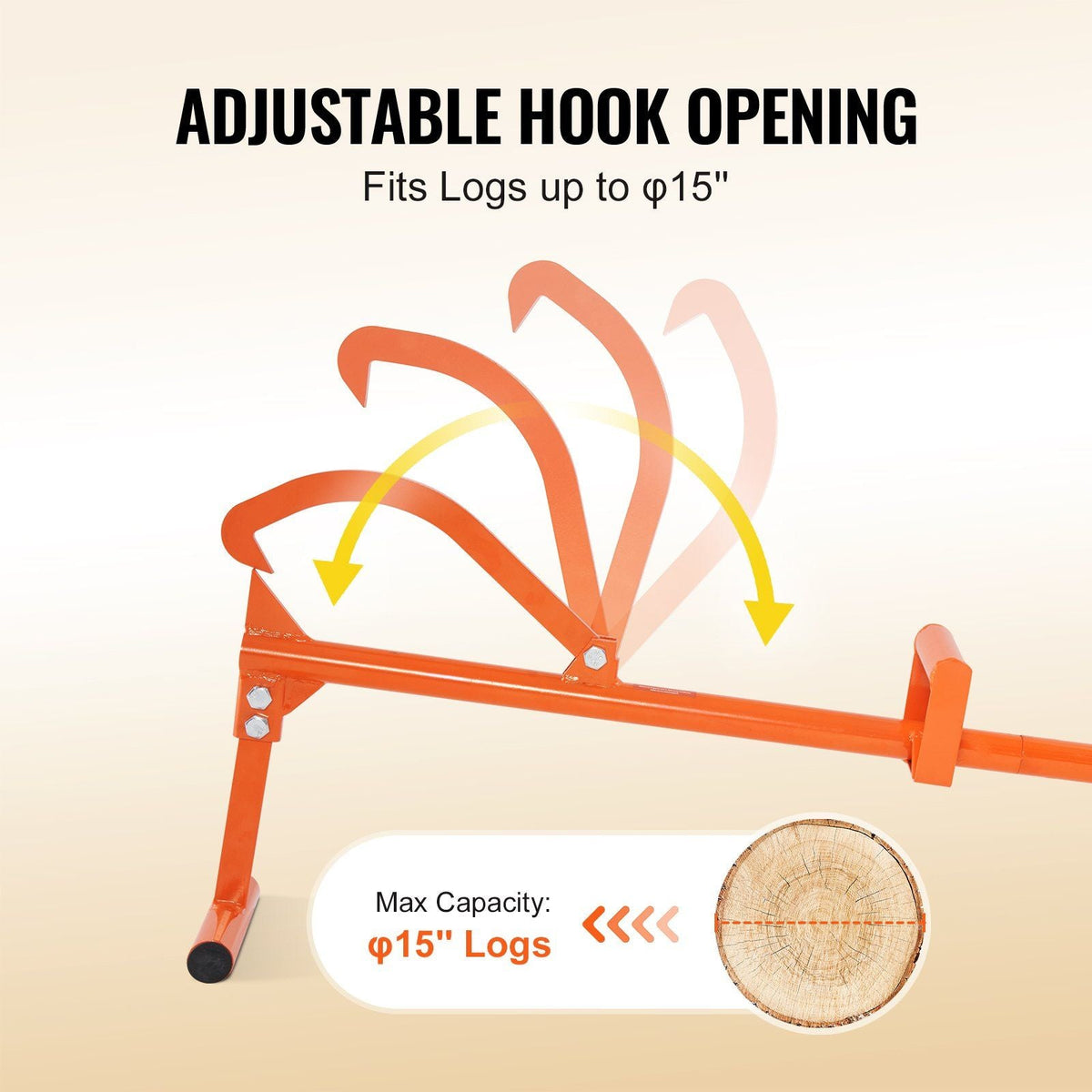 Timberjack Log Lifter 4 in 1 Log Roller 48 in Logging Forestry Multitool