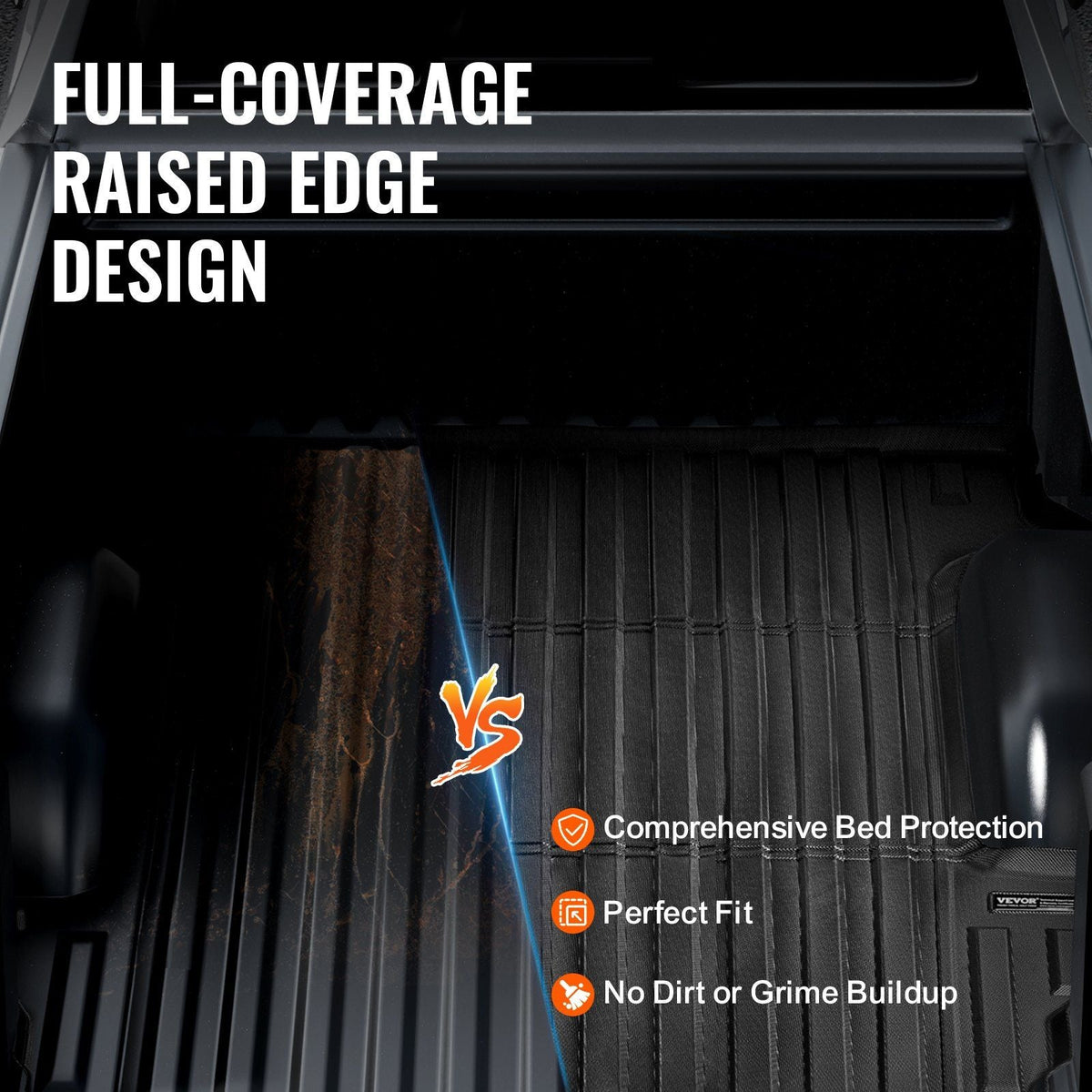 Truck Bed Mat Fit 2019-2024 Chevrolet Silverado/GMC Sierra 1500 Bed Liner