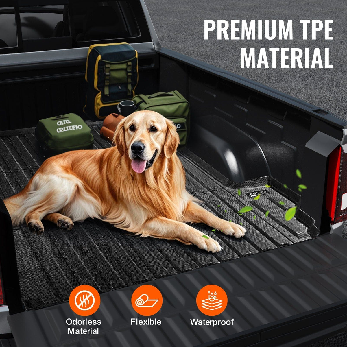 Truck Bed Mat Fit 2019-2024 Chevrolet Silverado/GMC Sierra 1500 Bed Liner