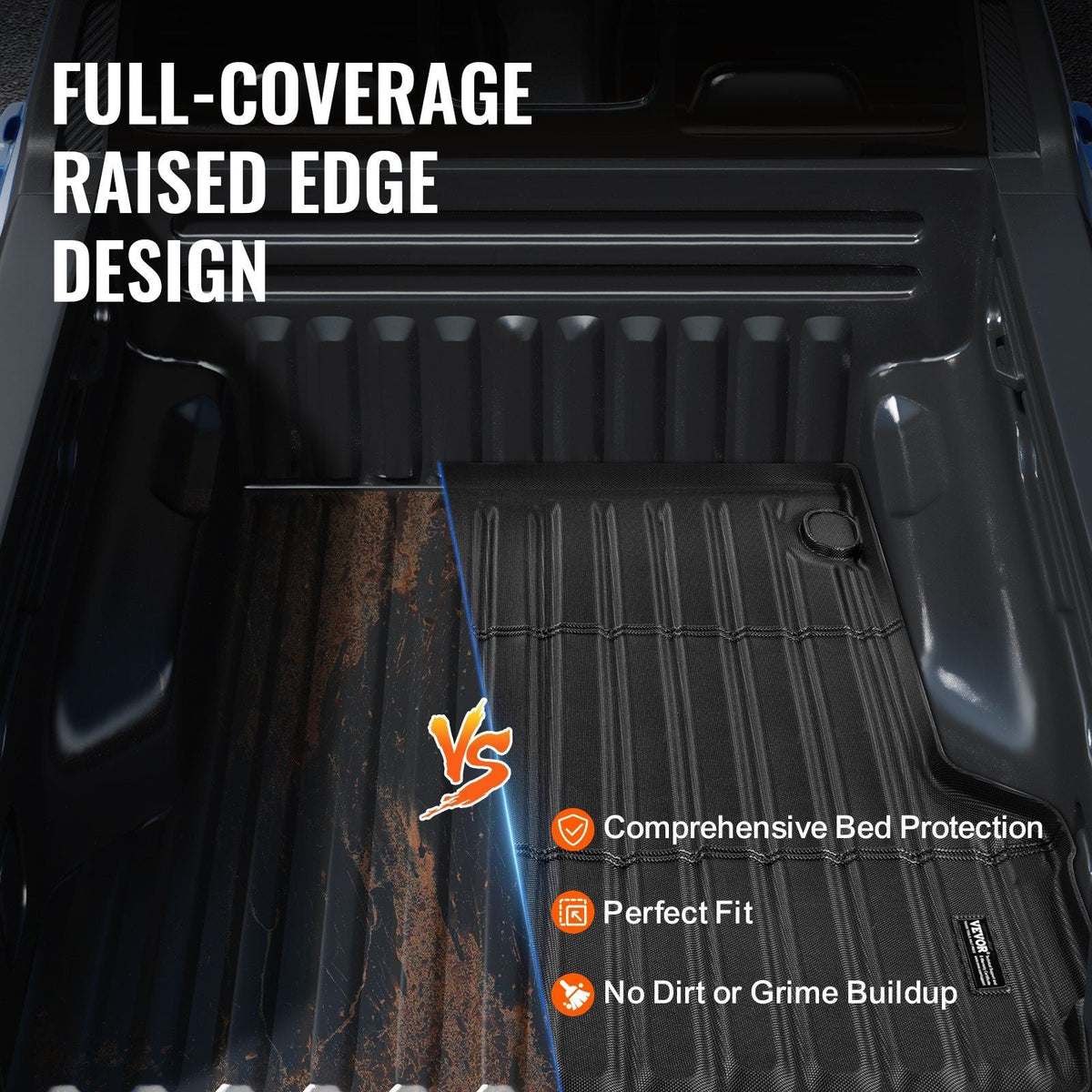 Truck Bed Mat Fit 2022-2024 Ford Maverick TPE Truck Bed Liner Accessories