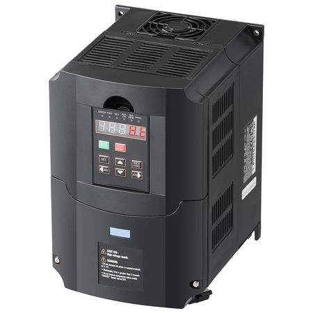 VFD 10HP, 7.5KW, 35A, 1 or 3 Phase 220V Input to 3 Phase 220V Output Variable Frequency Drive, 40-60Hz Input, 0-400Hz Output VFD for Spindle Motor CNC Speed Control
