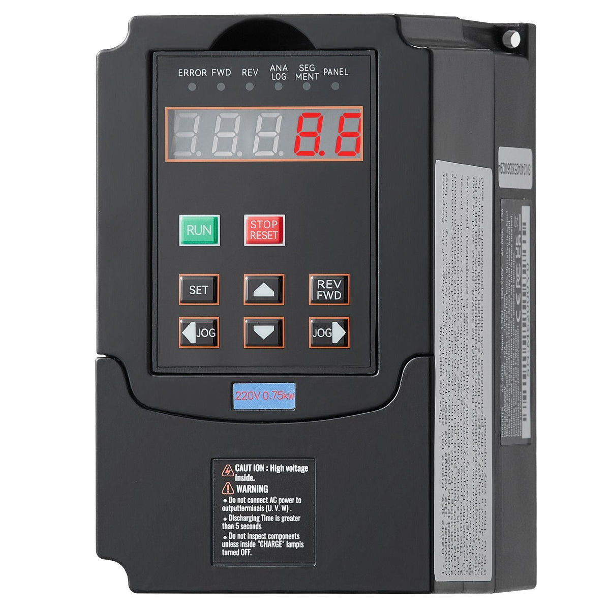 VFD 1HP, 0.75KW, 3.5A, 1 or 3 Phase 220V Input to 3 Phase 220V Output Variable Frequency Drive, 40-60Hz Input, 0-400Hz Output VFD for Spindle Motor CNC Speed Control