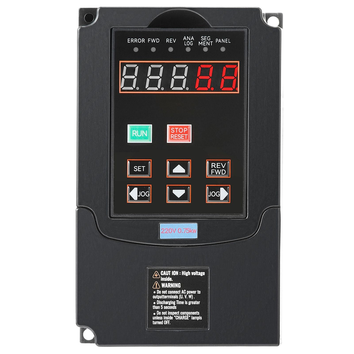 VFD 1HP, 0.75KW, 3.5A, 1 or 3 Phase 220V Input to 3 Phase 220V Output Variable Frequency Drive, 40-60Hz Input, 0-400Hz Output VFD for Spindle Motor CNC Speed Control
