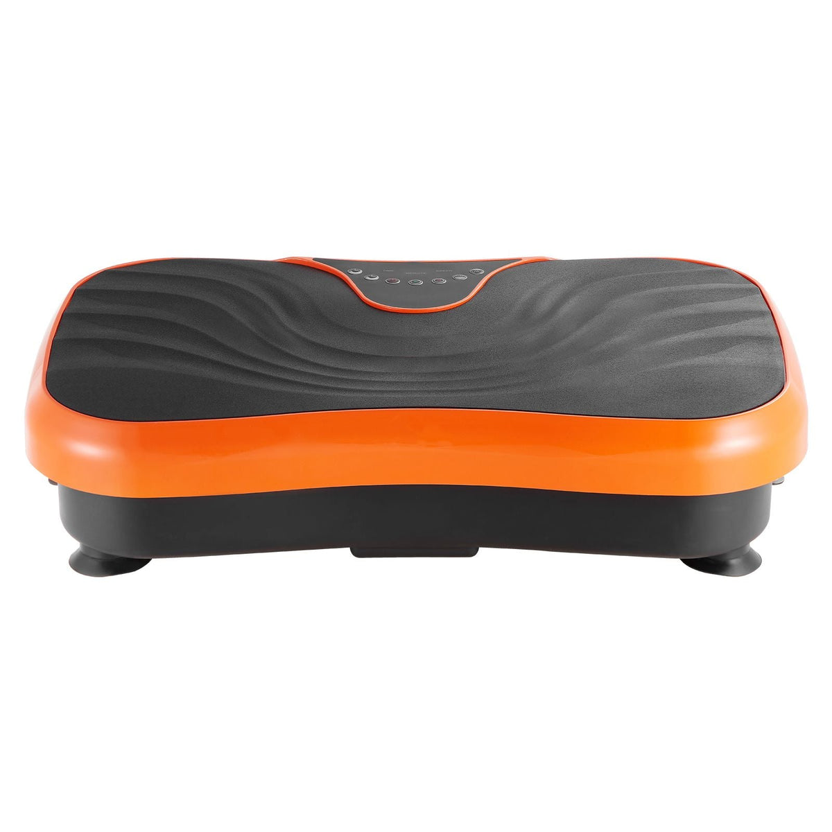Vibration Plate Exercise Machine, Whole Body Vibrating Platform for Lymphatic Drainage and Weight Loss, Home Workout Fitness Equipment with 2 Resistance Bands, Body Shaker for Women Men, Orange