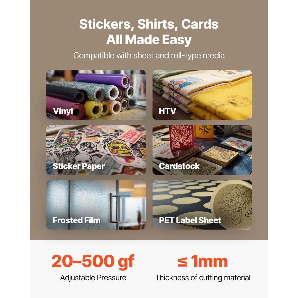 Vinyl Cutter Machine, 28 inch Max Feed Width, Dual Blades, Adjustable Force and Speed, LED Display, Vinyl Plotter Cutter Printer Bundle with Sticker Sheets, Transfer Film, Signmaster Software