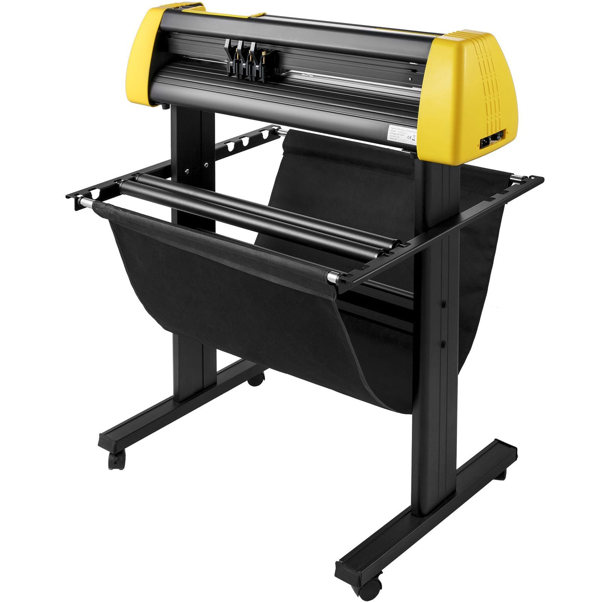 Vinyl Cutter Machine, 34 in / 870 mm Max Paper Feed Cutting Plotter, Automatic Camera Contour Cutting LCD Screen Printer with Stand Adjustable Force and Speed for Sign Making Plotter Cutter