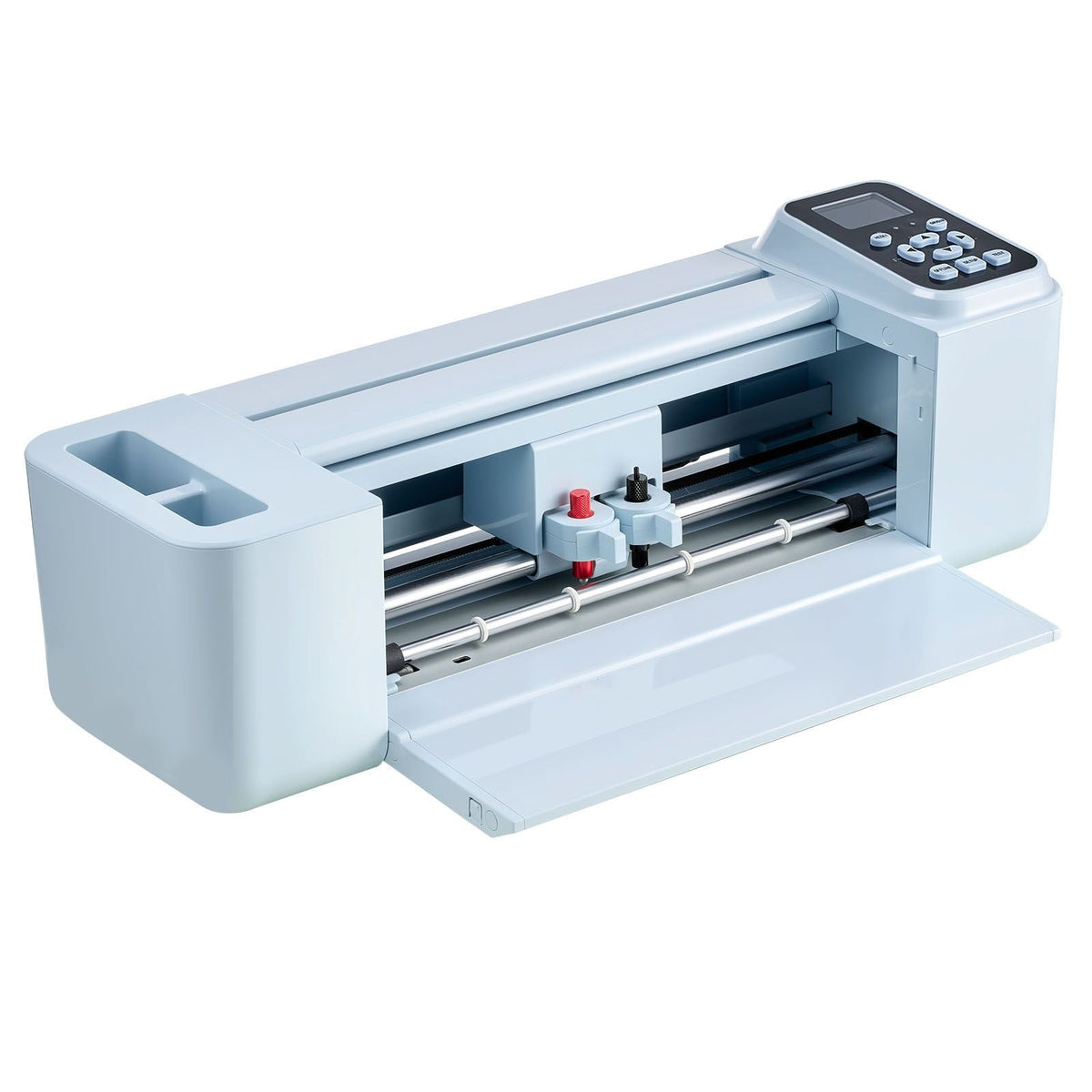 Vinyl Cutting Machine, 12 in, Button and Screen Controlled Vinyl Cutter, 5000+ Built-in Design Resources, Compatible with Mac, Windows, Android and iOS, for Creating Customized Crafts Cards
