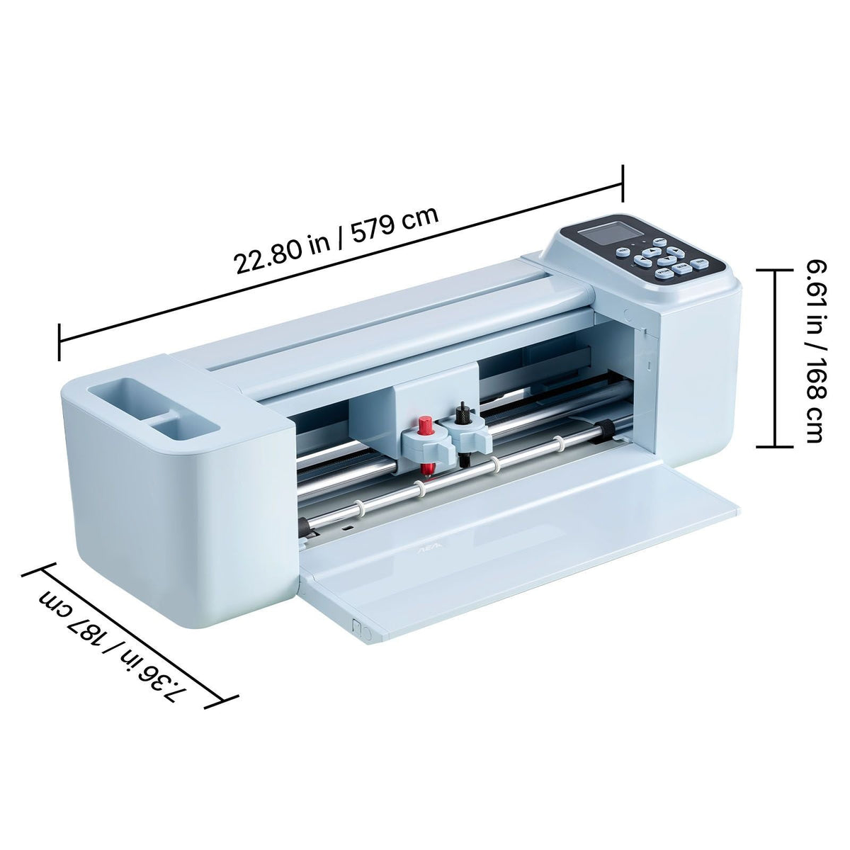 Vinyl Cutting Machine, 12 in, Button and Screen Controlled Vinyl Cutter with Materials and Tool Kit, 5000+ Built-in Design Resources, Compatible with Mac, Windows, Android and iOS, for Crafts