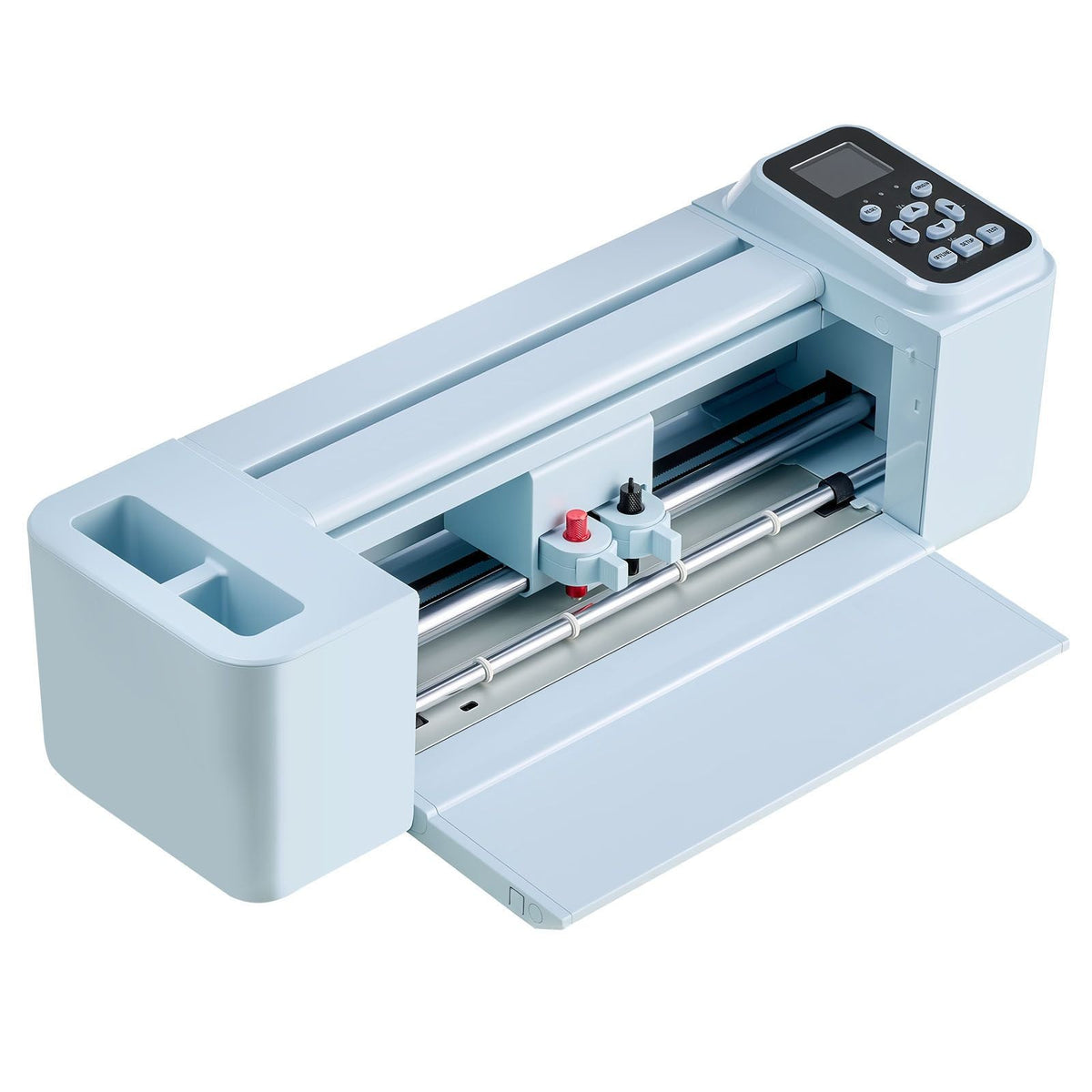 Vinyl Cutting Machine, 12 in, Button and Screen Controlled Vinyl Cutter with Materials and Tool Kit, 5000+ Built-in Design Resources, Compatible with Mac, Windows, Android and iOS, for Crafts
