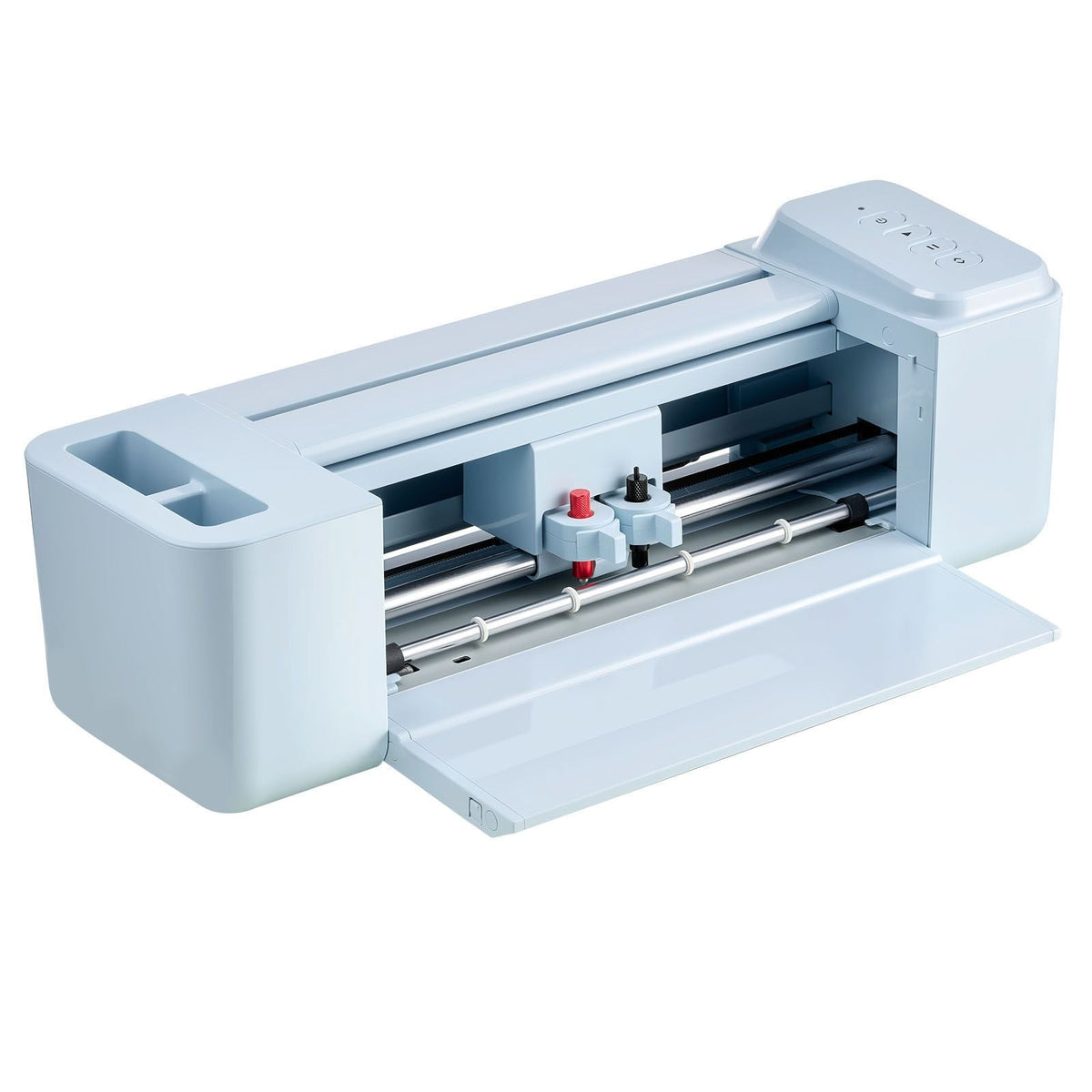 Vinyl Cutting Machine, 12 in, Button-Controlled Vinyl Cutter with Materials and Tool Kit, 5000+ Built-in Design Resources, Compatible with Mac, Windows, Android and iOS, for Customized Cards