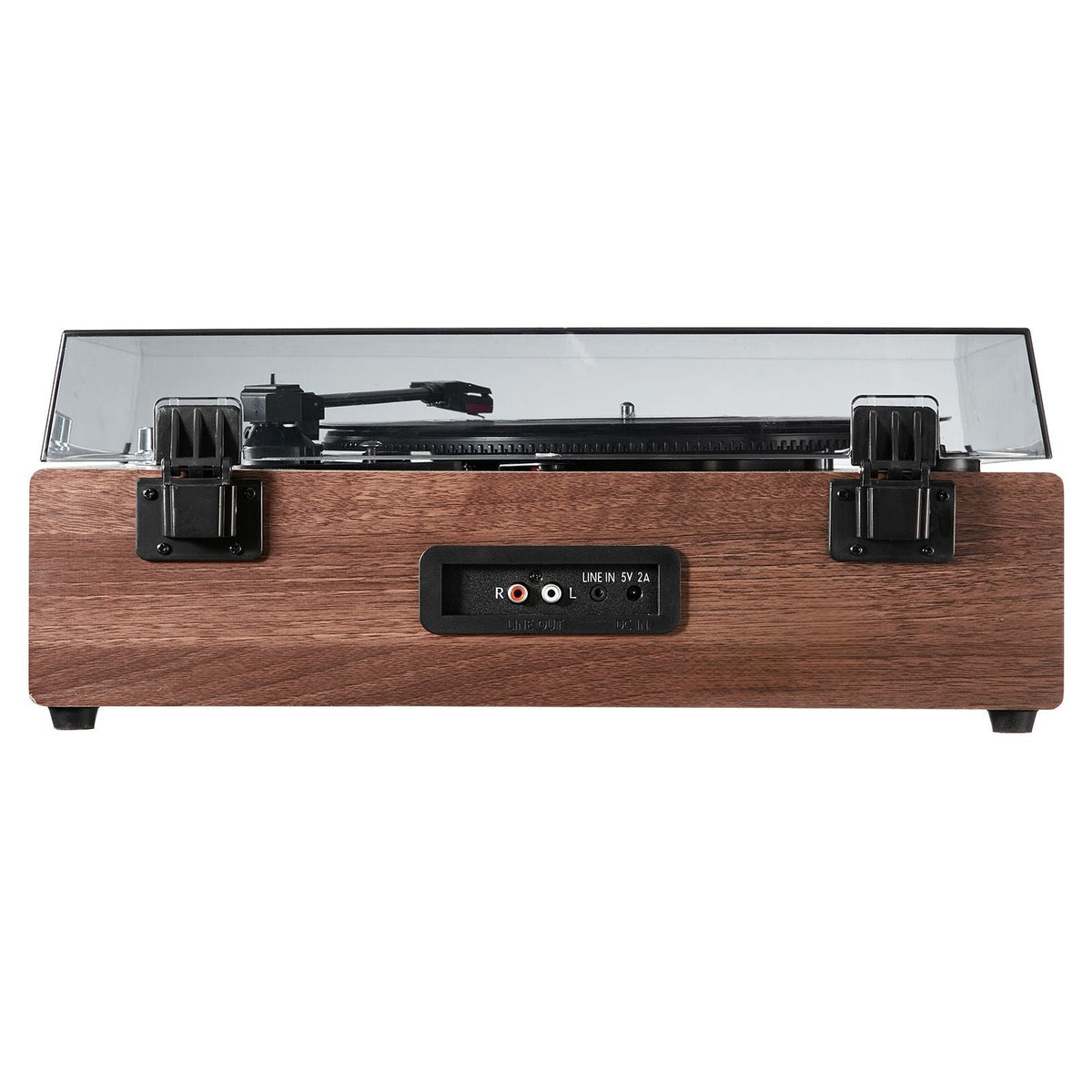 Vinyl Record Player, 3-Speed, Belt Driven Turntable Player with Built-in 10W Stereo Speakers Magnetic Cartridge, Support 33/45/78 RPM Bluetooth Aux in RCA Output, for 7/10 /12 in Vinyl Records
