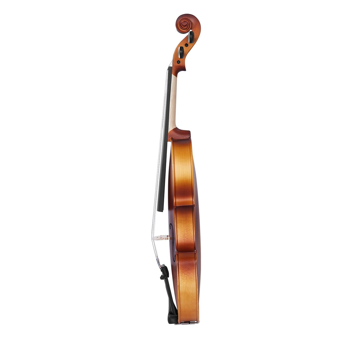 Violin 4/4 Full Size for Adults, Violin Fiddle Set for Beginners Student with Hard Case, Rosin, Bow, Shoulder Rest,Bridge,Extra Strings,Professional Solidwood Instrument (Matte Brown)