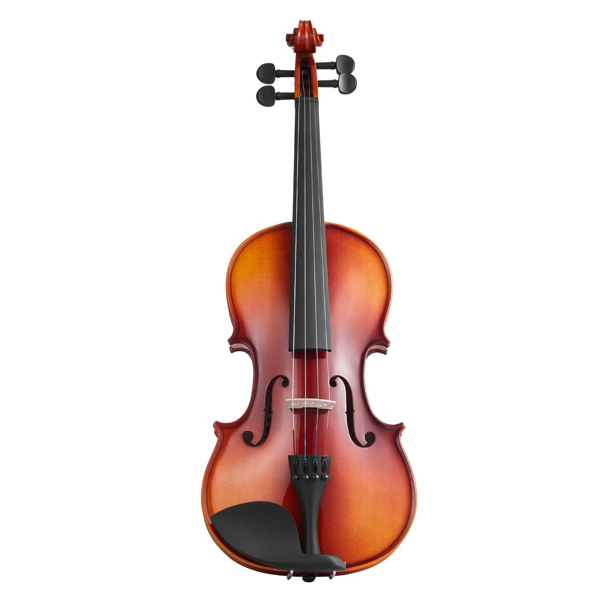 Violin 4/4 Full Size for Adults, Violin Fiddle Set for Beginners Student with Hard Case,Rosin, Bow,Shoulder Rest,Bridge,Extra Strings,Professional Solidwood Instrument (Glossy Brown)