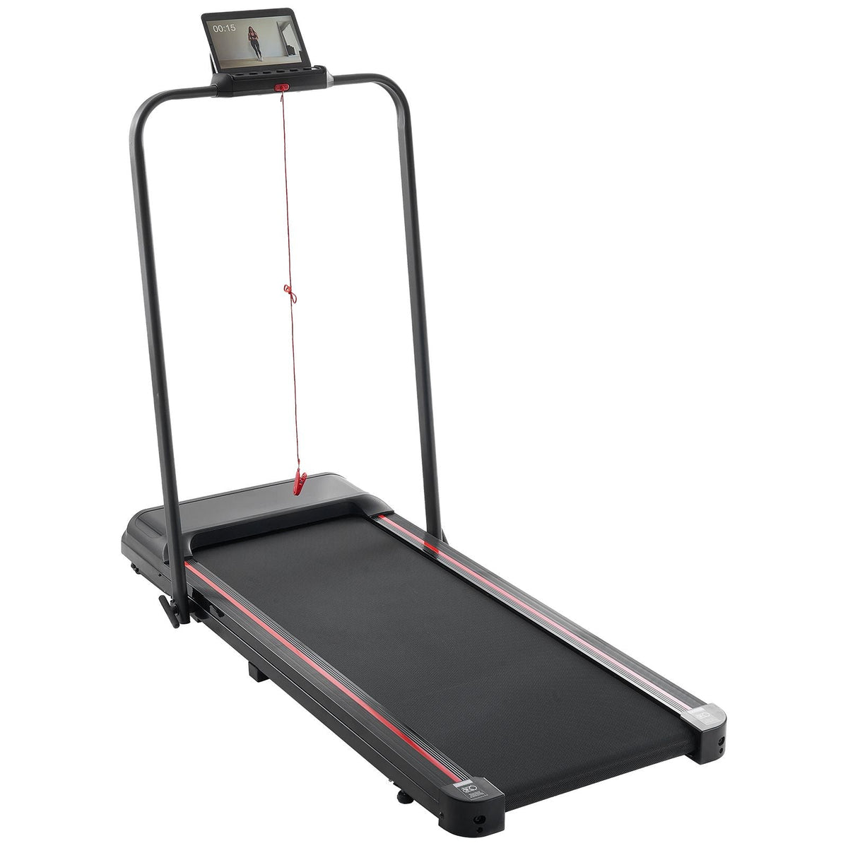 Walking Pad, Under Desk Treadmill for Home Office, Working Walking Running Machine, 265 Lbs Capacity Folding Treadmill, 2.5HP 2 in 1 Portable Pad with Handle Bar, Remote Control and LED Display