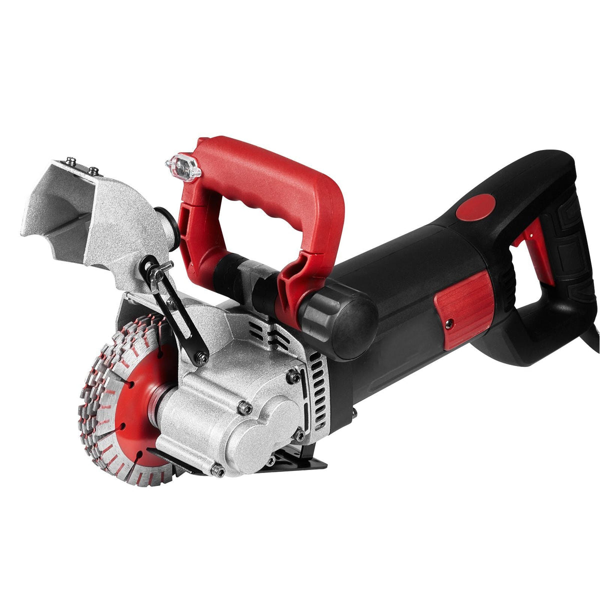 Wall Chaser, 2500W 38 mm Cutting Width,Wall Groove Cutting Machine 34MM Cutting Depth,Wall Slotting Machine With 5 Saw Blades 4.5" Diameter 6300r/Min,One-time Forming Dustless