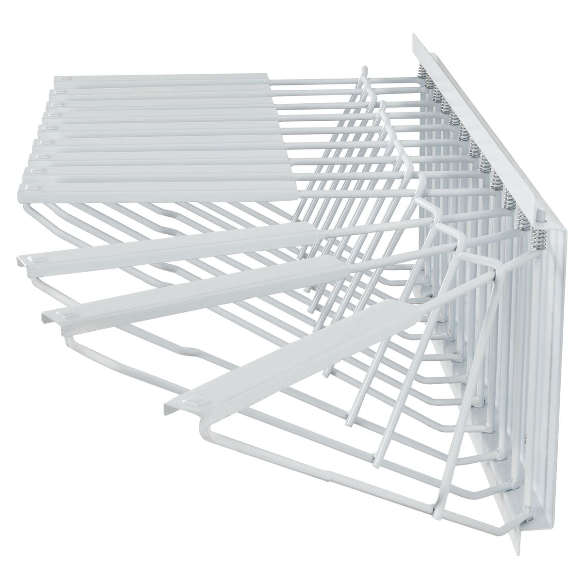Wall Mount Blueprint Storage Rack – Holds up to 1200 Blueprints, Hanging Blueprint Holder with 12 Pivot Brackets, for 24", 30", 36", or 42" Clamps(Rack Only Without Clamps)- Heavy Duty(240lbs)
