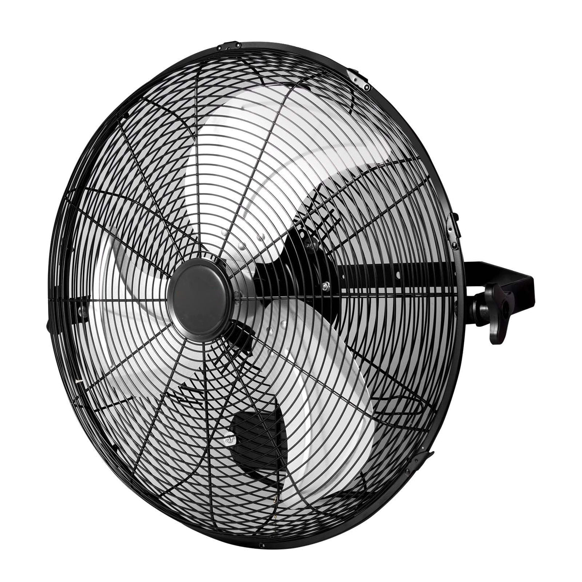 Wall Mount Fan, 2 PCS 18 inch Manual 360-Degree Tilt Adjustment, 3-speed High Velocity Max. 4000 CFM Industrial Wall Fan for Indoor, Commercial, Warehouse, Workshop, Basement, Garage