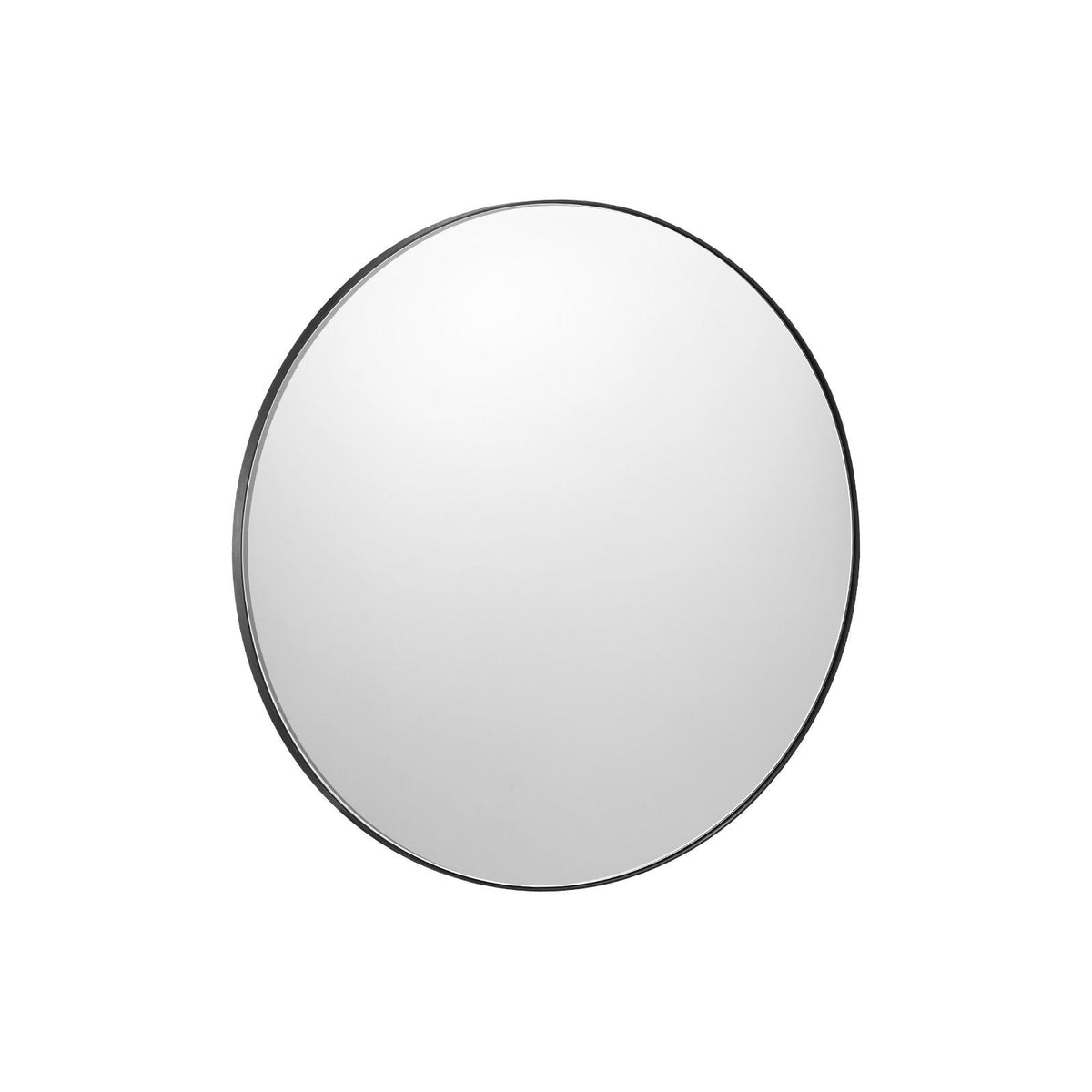 Wall Mounted Makeup Mirror, 0.15" Thick, 30 in Mirror with Aluminium Alloy Frame & Explosion-Proof Film, Scratch-Resistant Mirror with Z-Shaped Bracket, Fit for Bathroom/Bedroom/Living Room