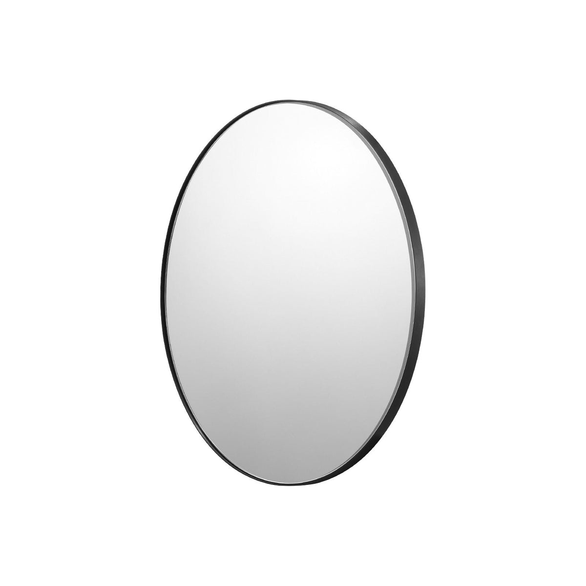 Wall Mounted Makeup Mirror, 0.15" Thick, 30 in Mirror with Aluminium Alloy Frame & Explosion-Proof Film, Scratch-Resistant Mirror with Z-Shaped Bracket, Fit for Bathroom/Bedroom/Living Room