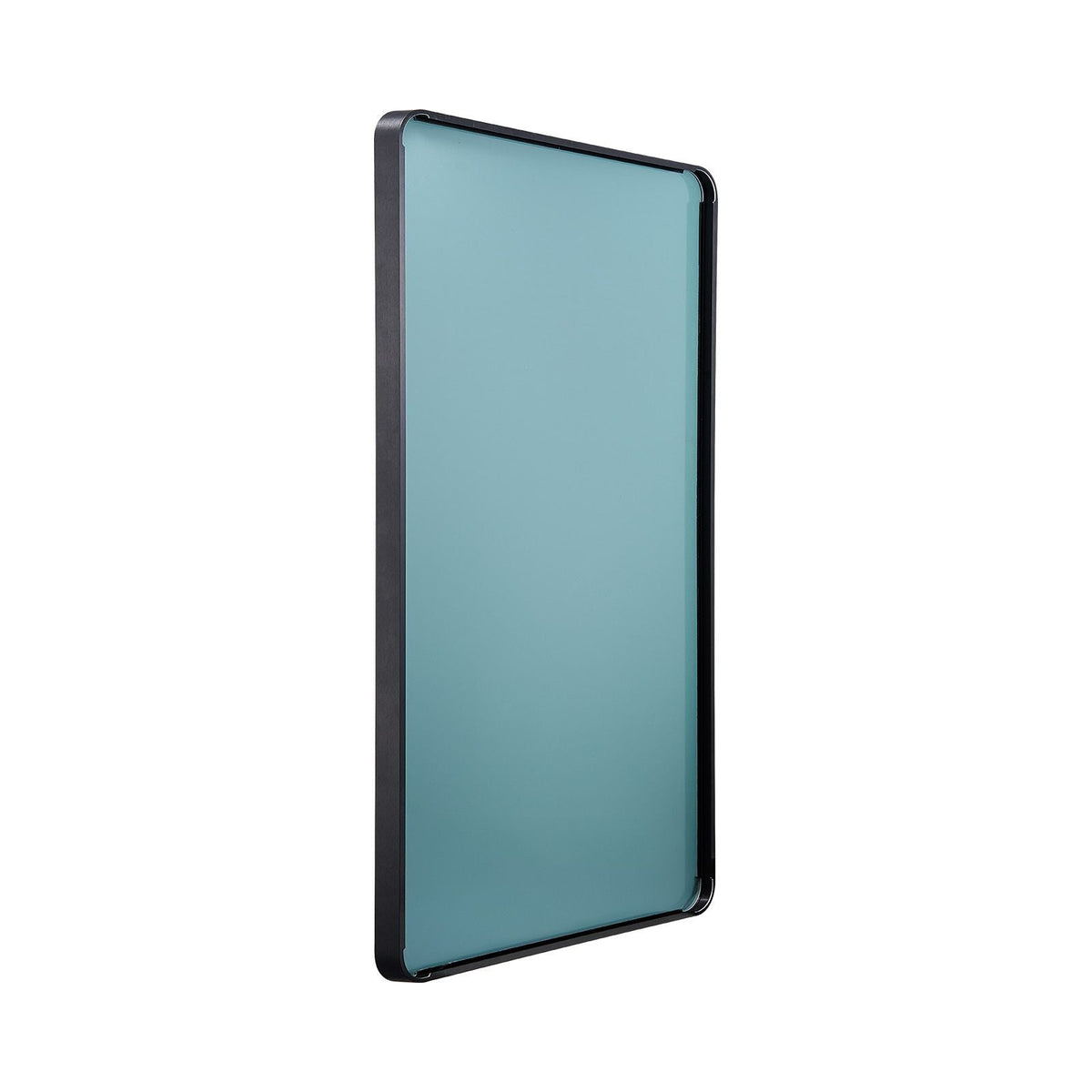 Wall Mounted Makeup Mirror, 0.15" Thick, 36" x 48" Mirror with Aluminium Alloy Frame & Explosion-Proof Film, Scratch-Resistant Mirror with Z-Shaped Bracket, Fit for Bathroom/Bedroom/Living Room