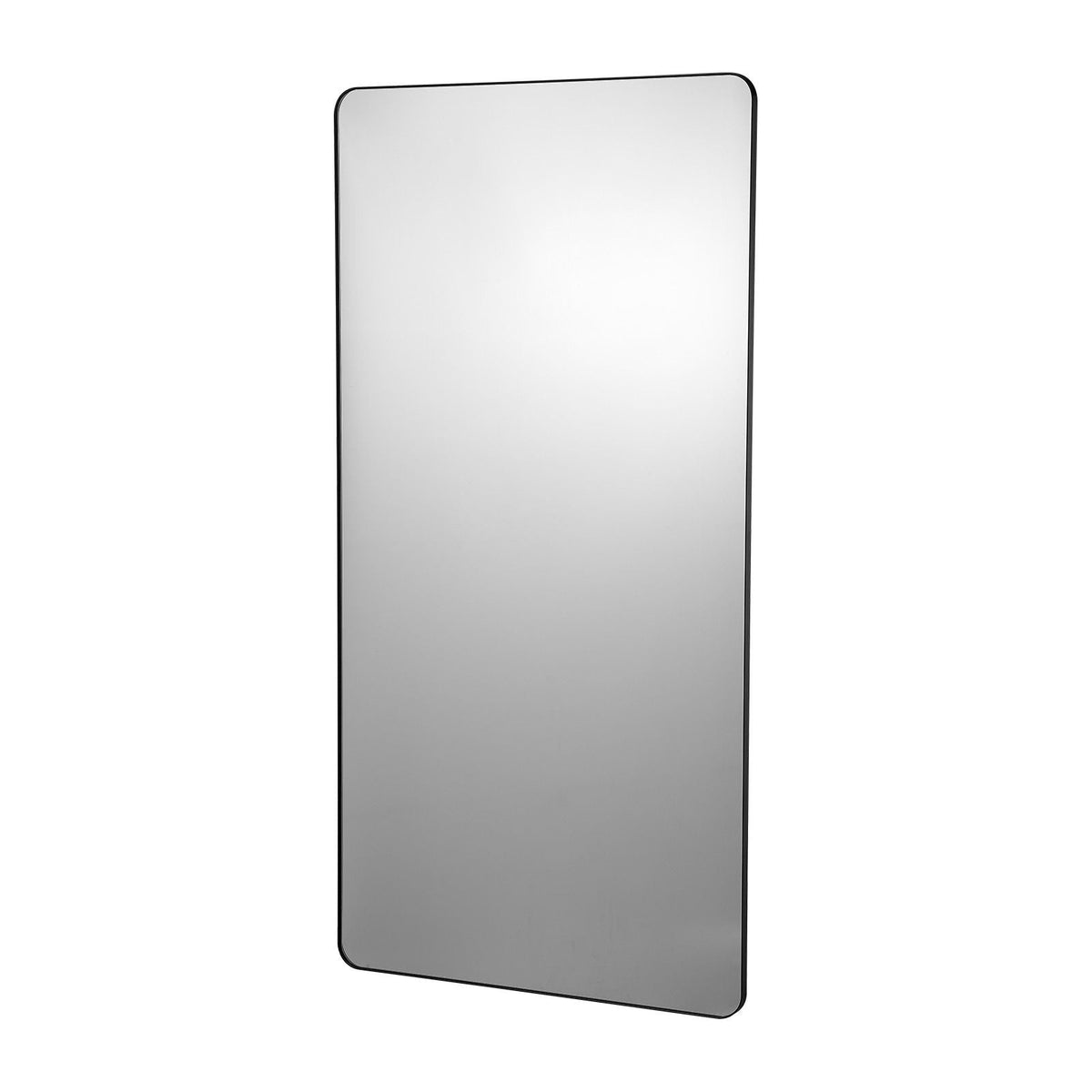 Wall Mounted Makeup Mirror, 0.15" Thick, 36" x 72" Mirror with Aluminium Alloy Frame & Explosion-Proof Film, Scratch-Resistant Mirror with Z-Shaped Bracket, Fit for Bathroom/Bedroom/Living Room