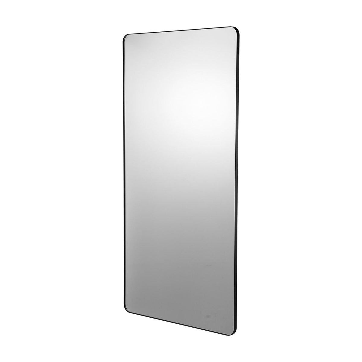 Wall Mounted Makeup Mirror, 0.15" Thick, 36" x 72" Mirror with Aluminium Alloy Frame & Explosion-Proof Film, Scratch-Resistant Mirror with Z-Shaped Bracket, Fit for Bathroom/Bedroom/Living Room