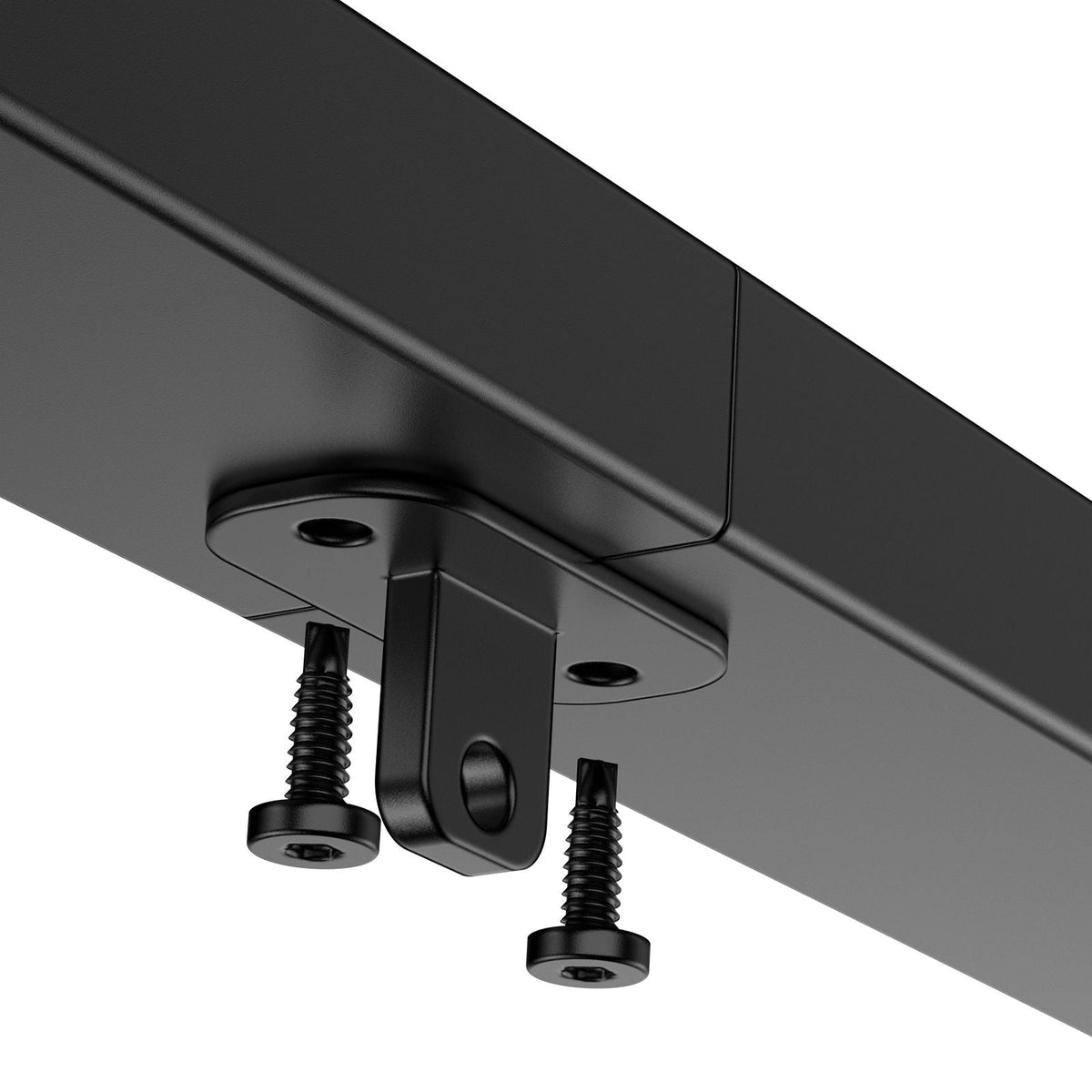 Wall Mounted Stair Handrail, 15ft Black Aluminum Staircase Handrail Indoor, 250lbs Load Capacity, Industrial Railing Hand Rail for Steps, Square Tube for Loft Porch Deck, 6 Sections
