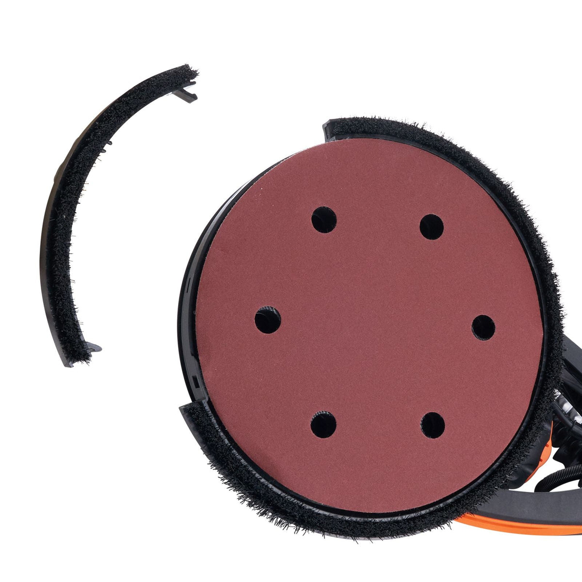 Wall Smoother, 900W Power Tool, Includes 12 Sanding Pads, Adjustable Speeds from 800-1800 RPM, 3 Vacuum Tubes, Collapsible Design for Ceilings, Dual LED, Telescopic Grip & Dust Collector