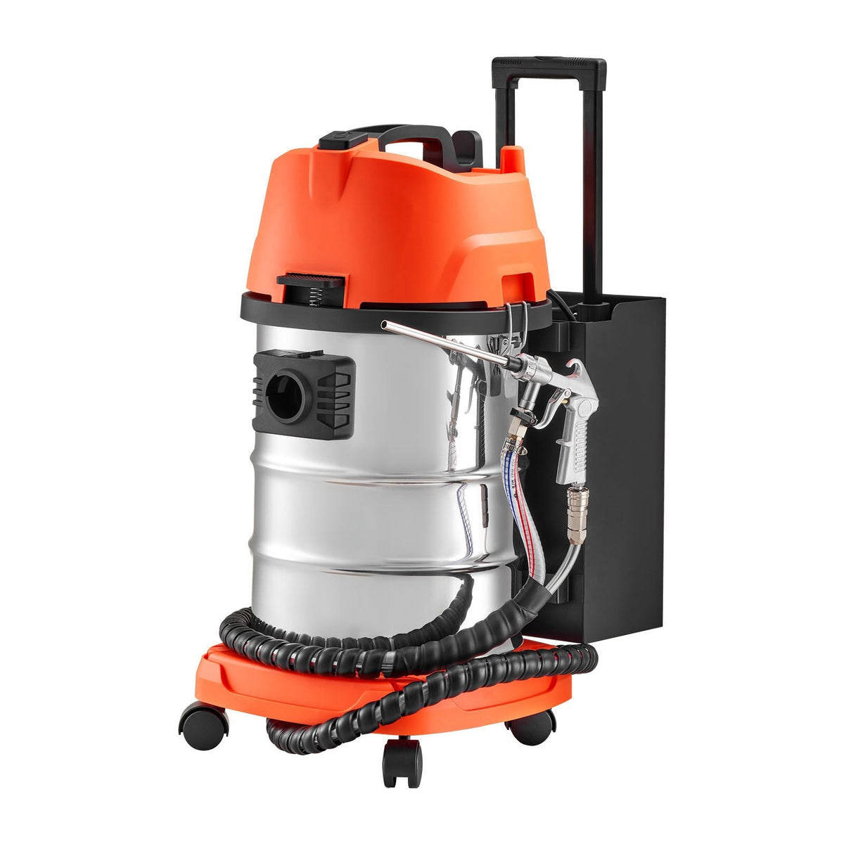 Walnut Blaster Kit for Carbon Cleaning, 1200W Sand Blaster with Built-in Vacuum, Extension Nozzle Sandblaster Gun, and 5.5lbs Walnut Shell for Engine Intake Valve Cleaning - 30L