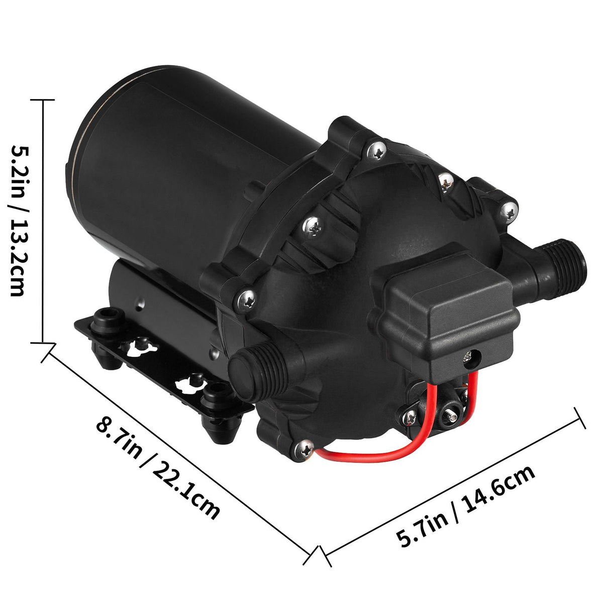 Washdown Deck Wash Pump Kit 12v 20 Lpm 70 Psi Caravan Rv Boat Marine