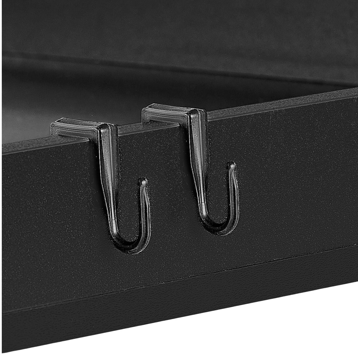 Washer Dryer Countertop with 2-Tier Shelf, 54" x 27" Wooden Washer and Dryer Countertop with Anti-Slip Pads, Water-Resistant Laundry Topper Cover for Laundry Room Organization and Storage, Black