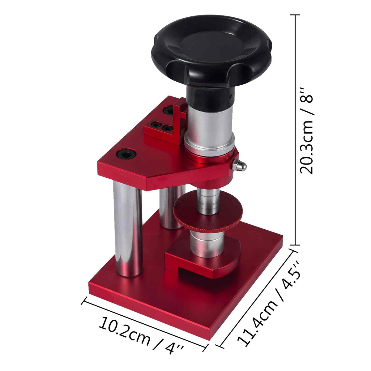 Watch Repair Tools Watch Press with 20Dies Watch Case Closer For Close Snap Off Watch Back Cover Capper Back Closing Machine Bench Tool Crystal Bezel Press Case Watchmaker Watch Repair Tool