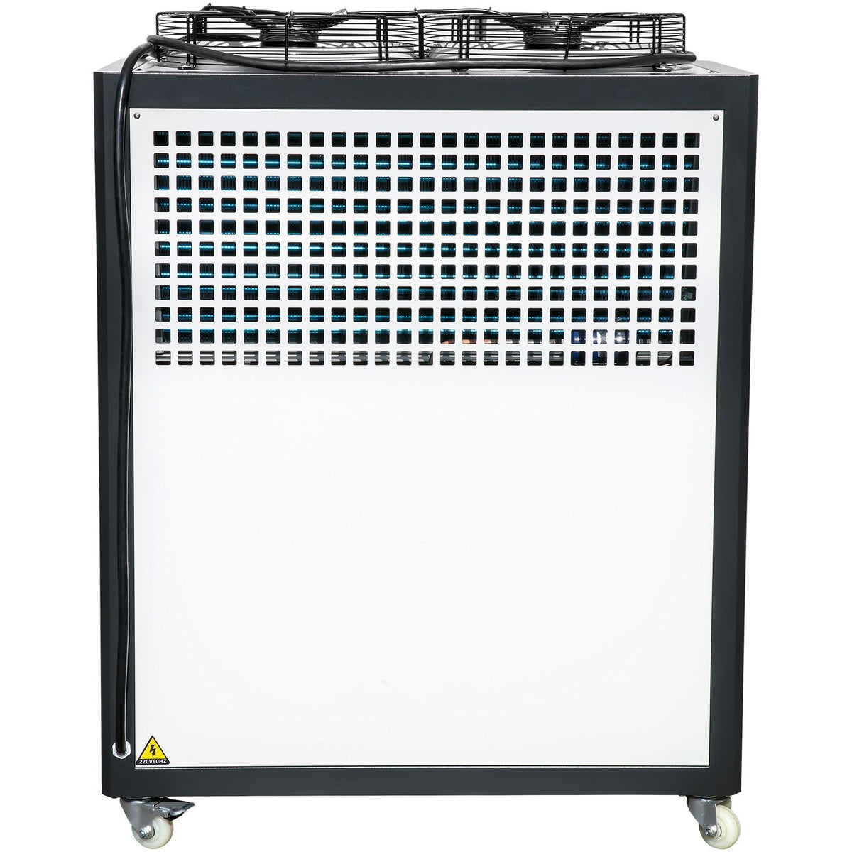 Water Chiller 15Ton, Capacity Industrial Chiller 15Hp, Air-Cooled Water Chiller, Finned Condenser, with Micro-Computer Control, Stainless Steel Water Tank Chiller Machine for Cooling Water
