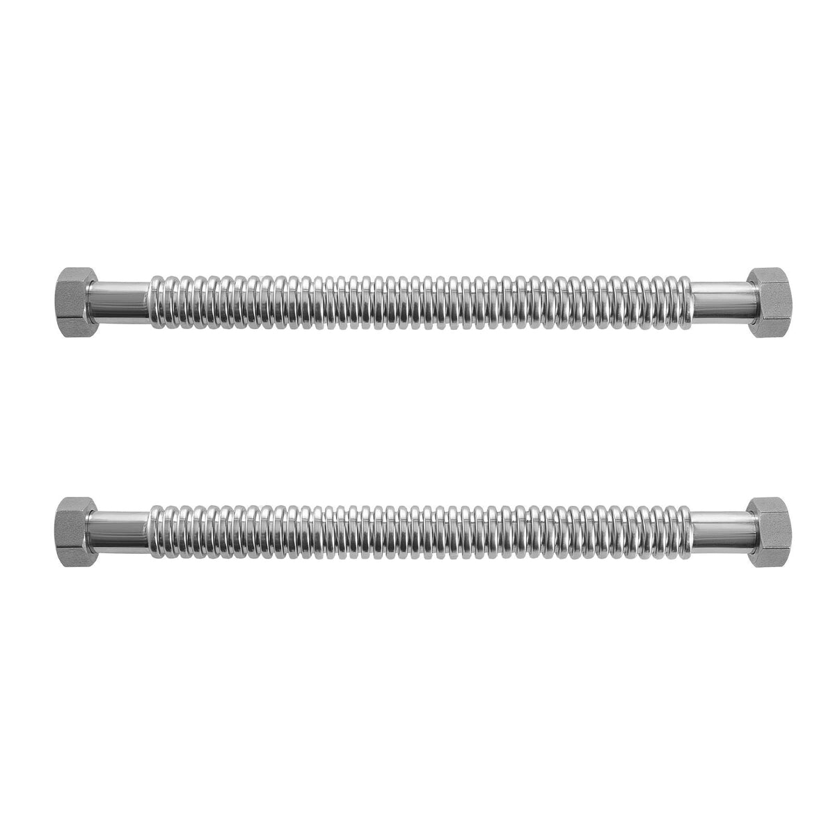 Water Heater Kit, 18 Inch Length Water Heater Flex Connector, Waters Heaters Installation Kit with 1" FIP x 1" FIP Inlet & Outlet Connection for Bathroom, Kitchen, Laundry Room, Boiler Room