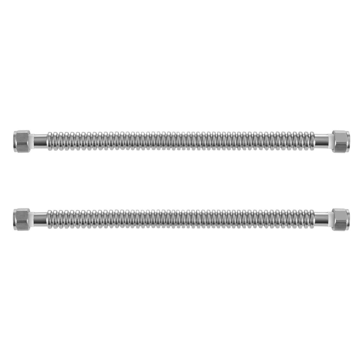 Water Heater Kit, 18 Inch Length Water Heater Flex Connector, Waters Heaters Installation Kit with 3/4" FIP x 3/4" FIP Inlet & Outlet Connection for Bathroom, Kitchen, Laundry Room, Boiler Room