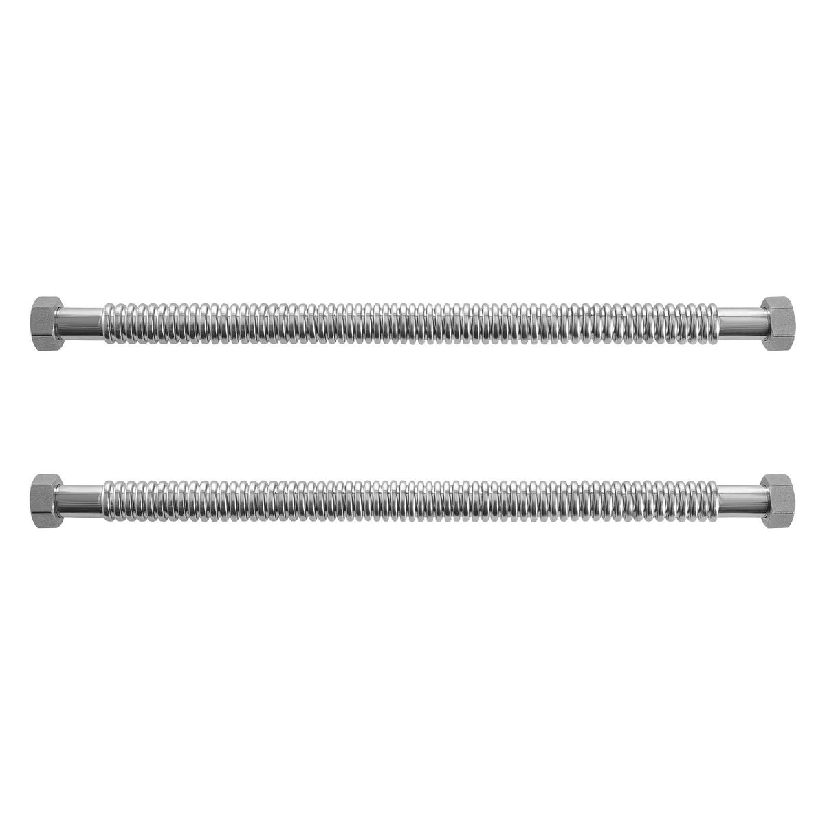 Water Heater Kit, 24 Inch Length Water Heater Flex Connector, Waters Heaters Installation Kit with 1" FIP x 1" FIP Inlet & Outlet Connection for Bathroom, Kitchen, Laundry Room, Boiler Room