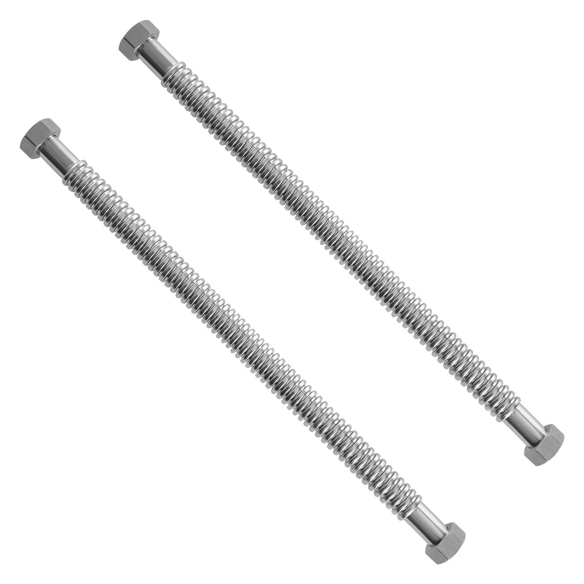 Water Heater Kit, 24 Inch Length Water Heater Flex Connector, Waters Heaters Installation Kit with 1" FIP x 1" FIP Inlet & Outlet Connection for Bathroom, Kitchen, Laundry Room, Boiler Room